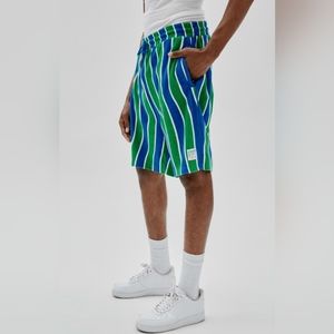 Guess x J Balvin Shorts a Striped Love Size S